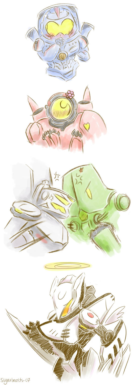 Pacific Rim : The Chibi Jaegers by Vipery-07art on DeviantArt