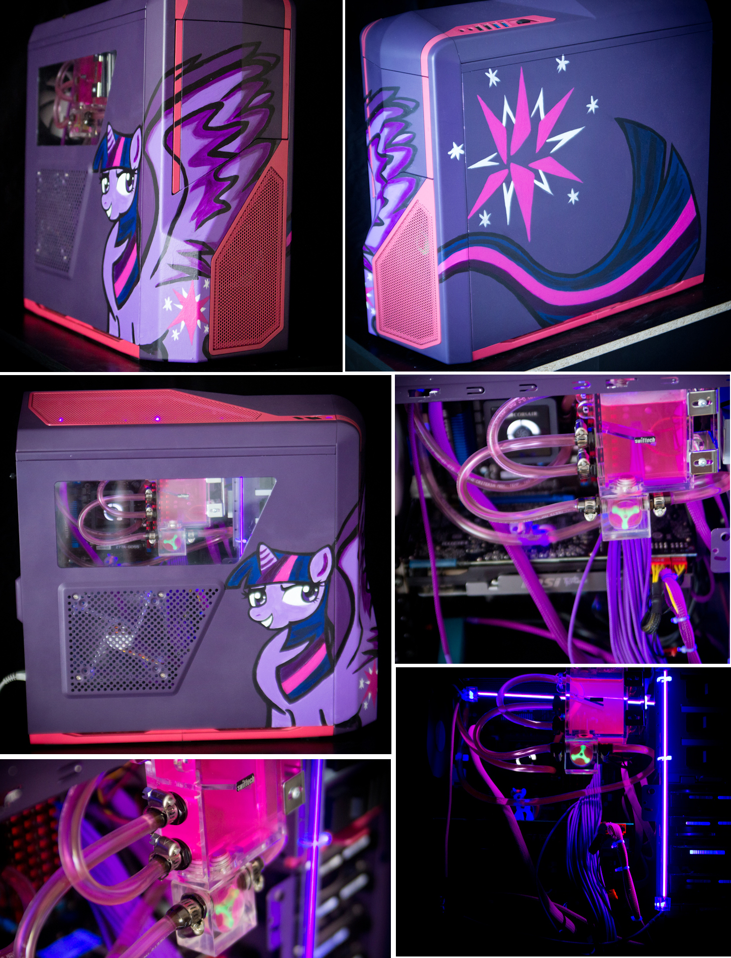 Twilight Sparkle Custom Liquid-Cooled Gaming PC