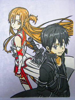 eymage airbrush shirt 2013r- asuna and kirito