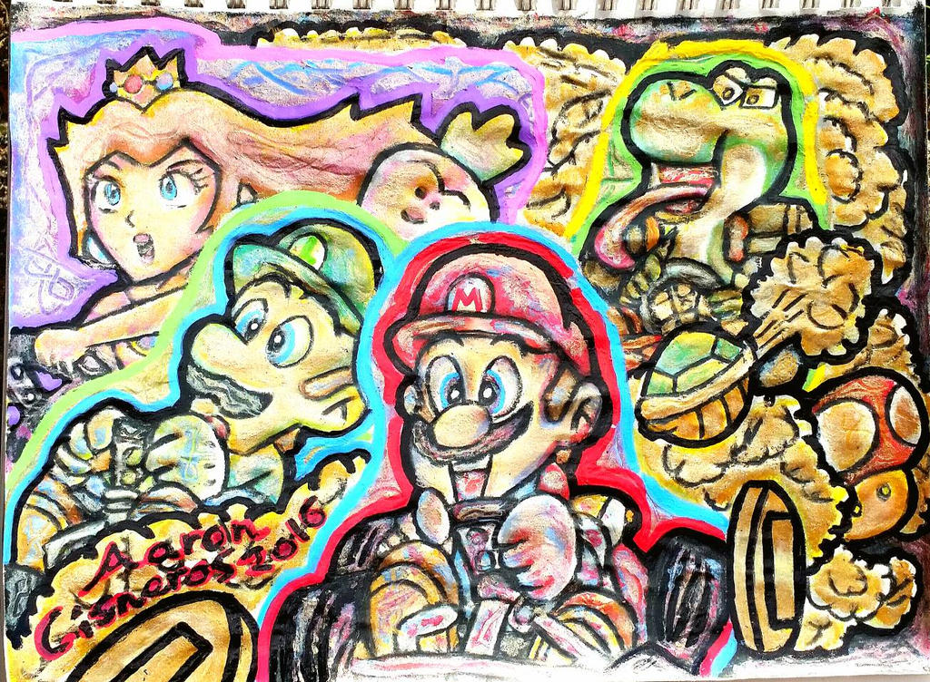 Super Mario Kart by toonaddict2017 on DeviantArt