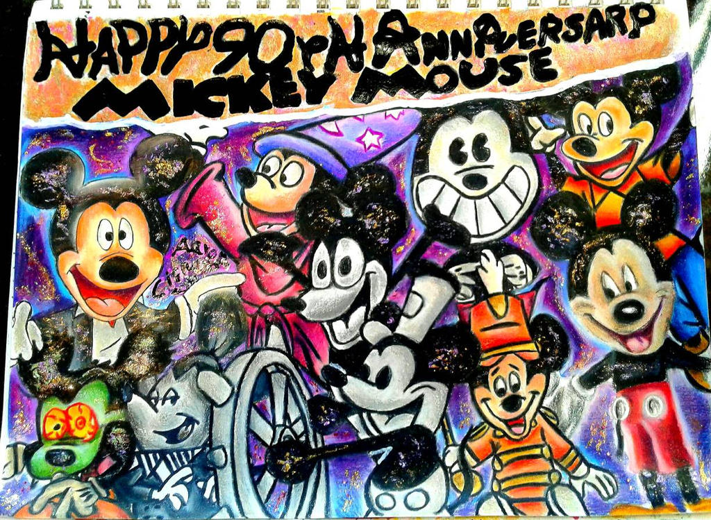 Mickey Mouse 90th Anniversary by toonaddict2017 on DeviantArt