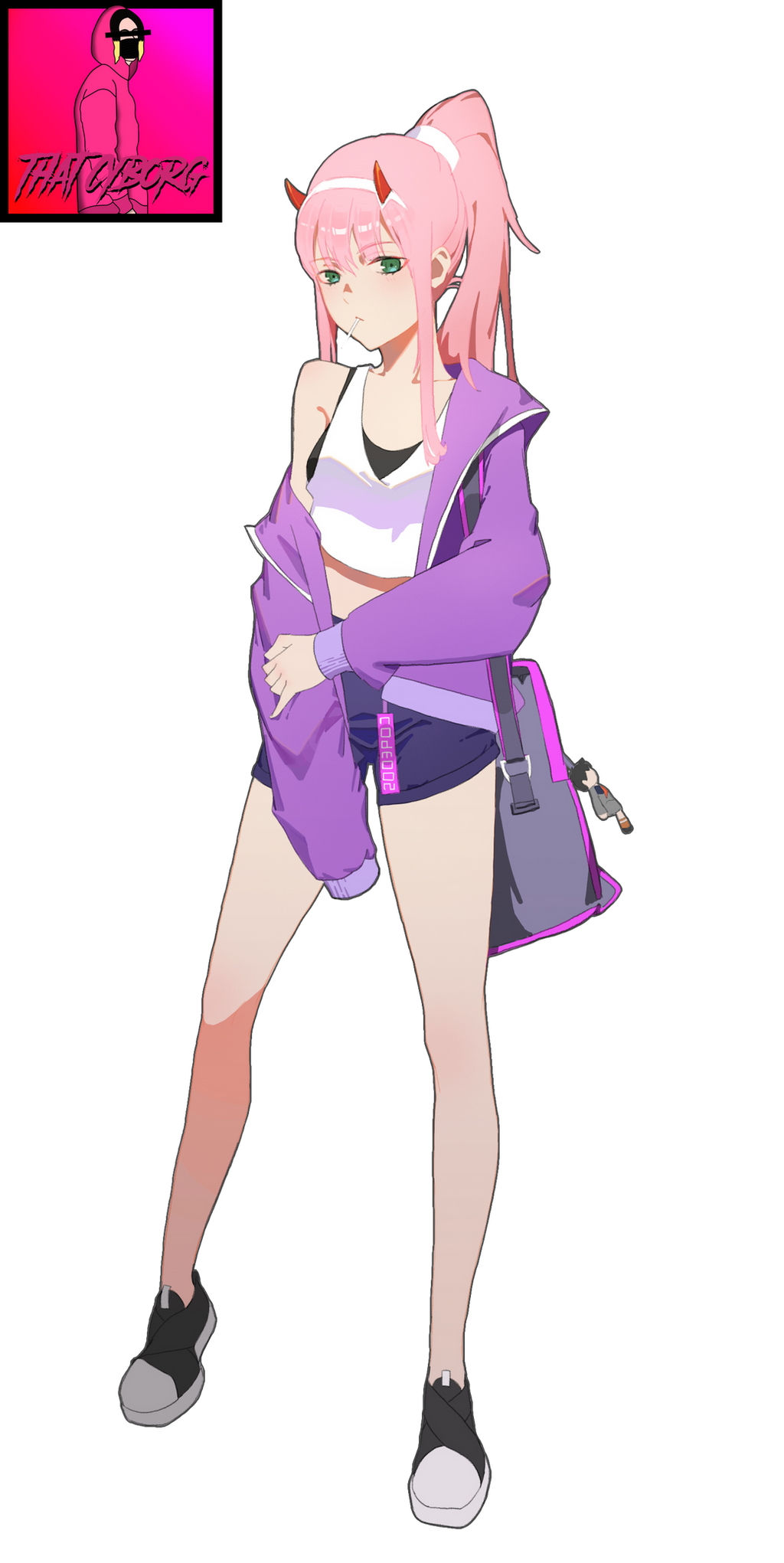 Darling In The Franxx - Zero Two / 002 (Render) 1 by ThatCyborg on ...