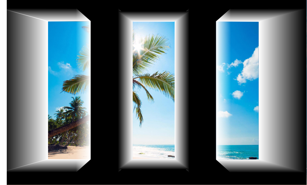 Beach View Window Set