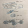 Spirit Speederz Toy Car Blueprint - Exploded View