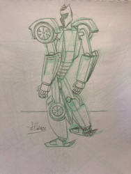 Transformers OC Robot Form Sketch
