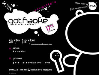 Gothaoke - Flyer 4