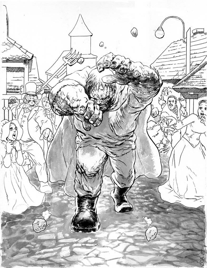 Frankenstein Illustration VIV by ExecutiveOrder9066 on DeviantArt