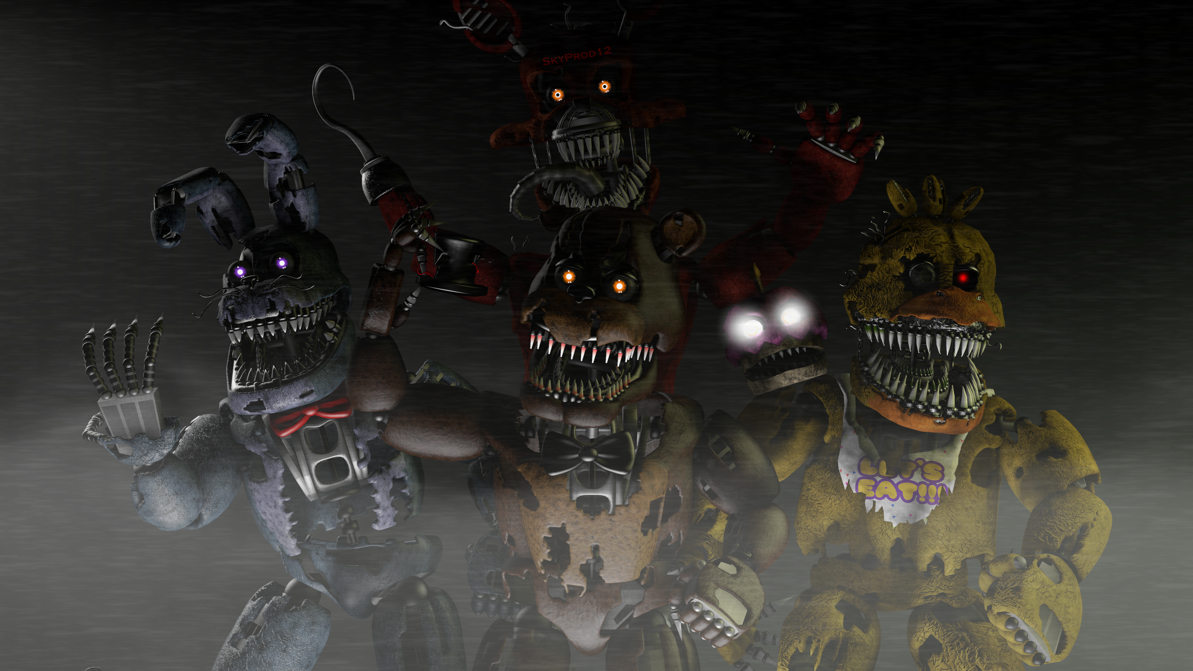 Fnaf 4 Nightmares by FNAFWORLDASK on DeviantArt