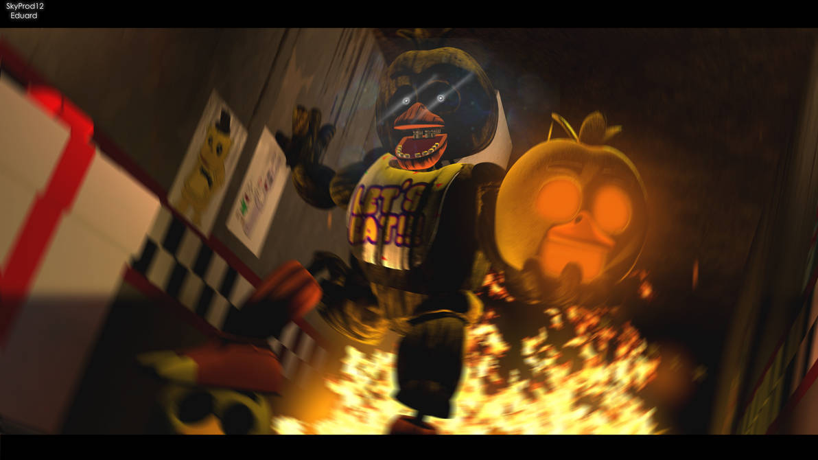fnaf 6 burn
