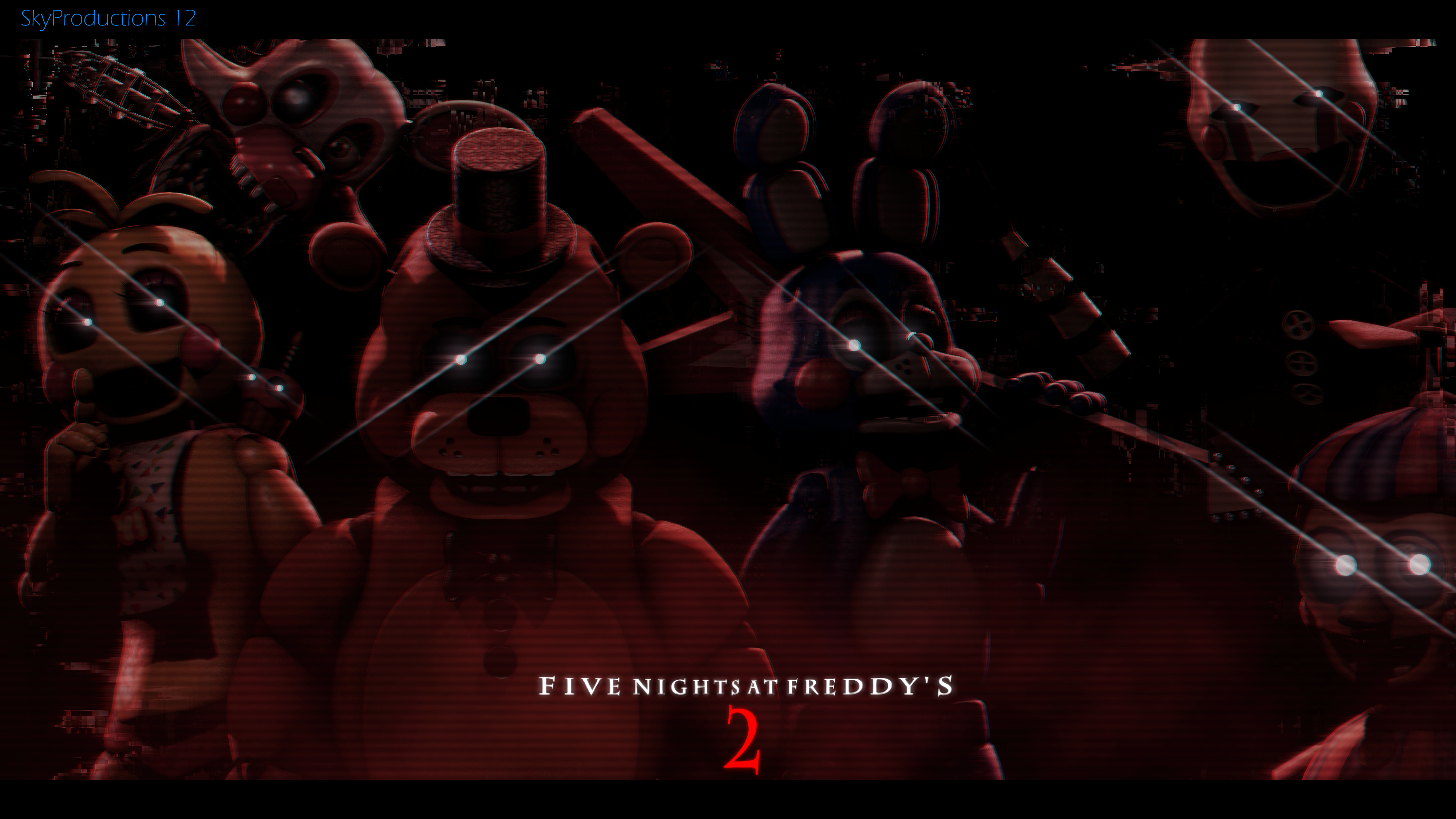 SFM FNAF] Five Nights at Freddy's 2 Wallpaper 4K by