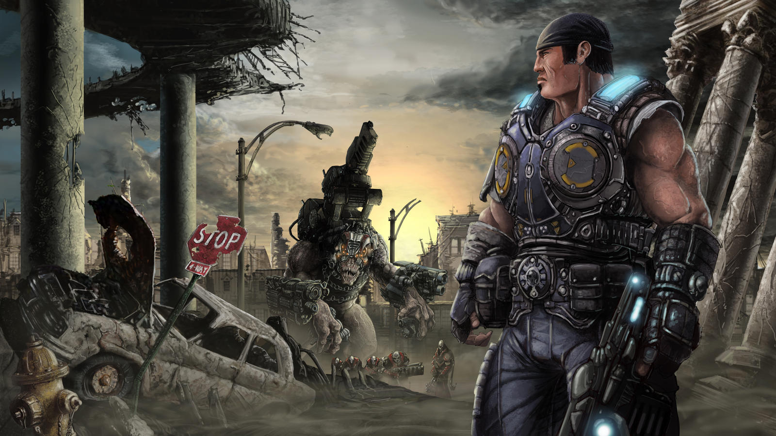 Marcus G Mod Gears of War: Marcus by RKDNStudios on DeviantArt