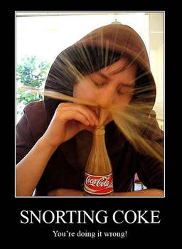 Snorting Coke