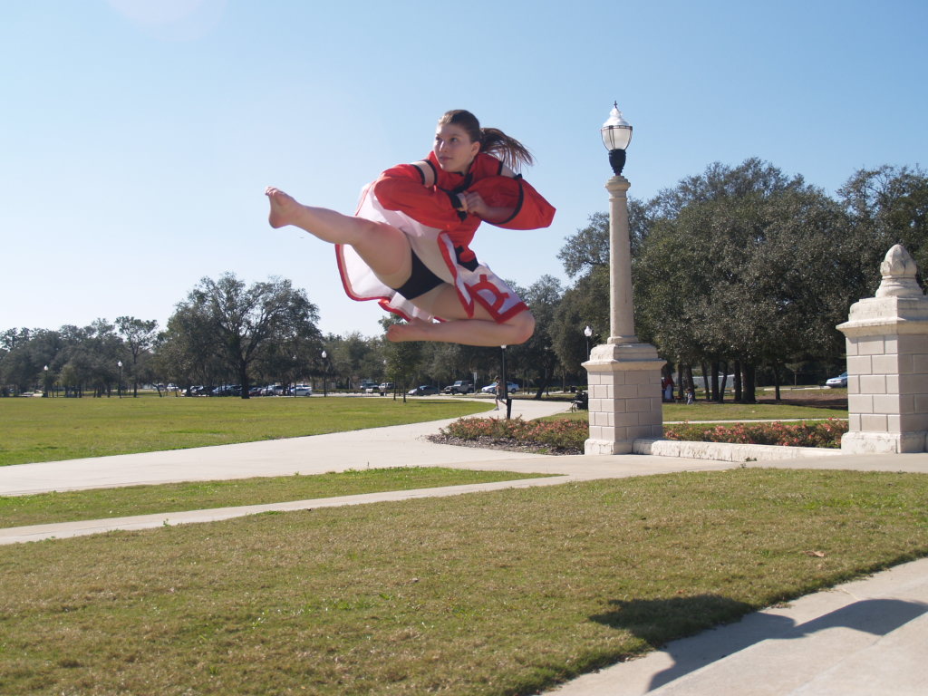 Perfect Form Flying Kick