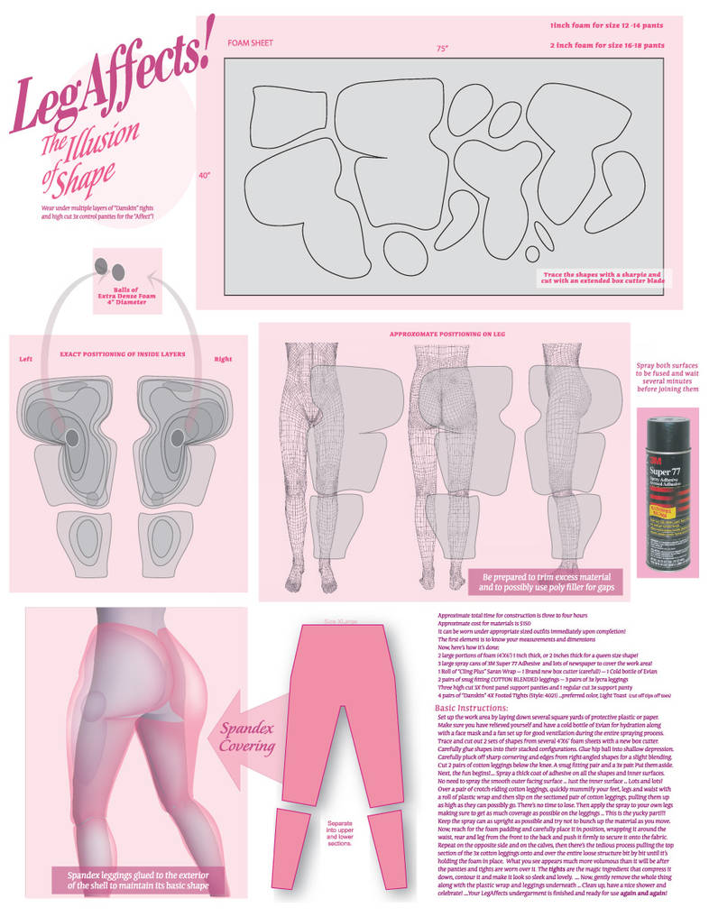 Leg Affects Pattern Download LegAffects Costume by franchii-manchii