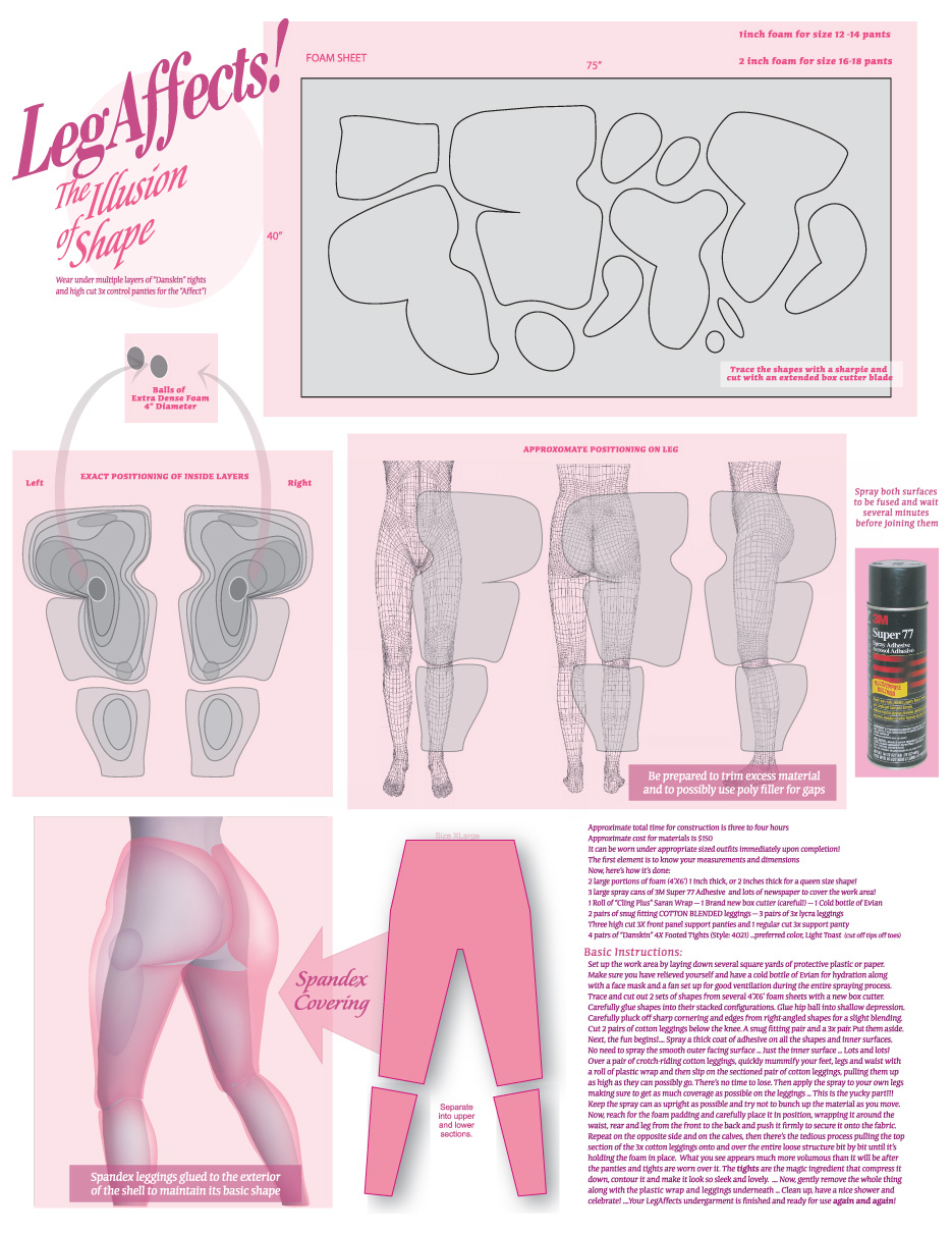 Leg Affects Pattern Download LegAffects Costume by franchii-manchii