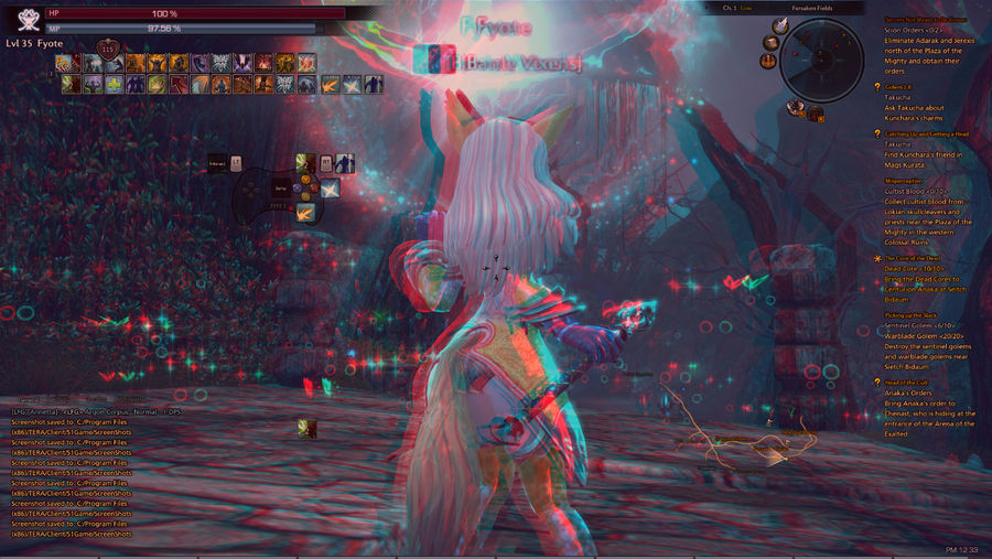 Tera Online Elin in Nvidia red blue 3D by Mr-Bluntertainment on DeviantArt