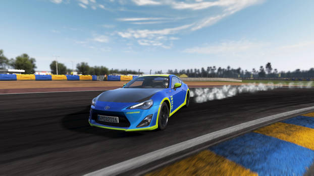 Drifting Toyota