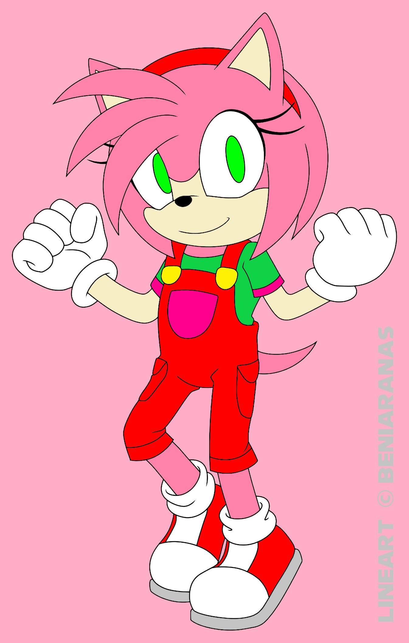 ArtStation - Amy Rose - Sonic Movie Version (Fan Concept)