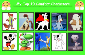 My Top 10 Comfort Characters