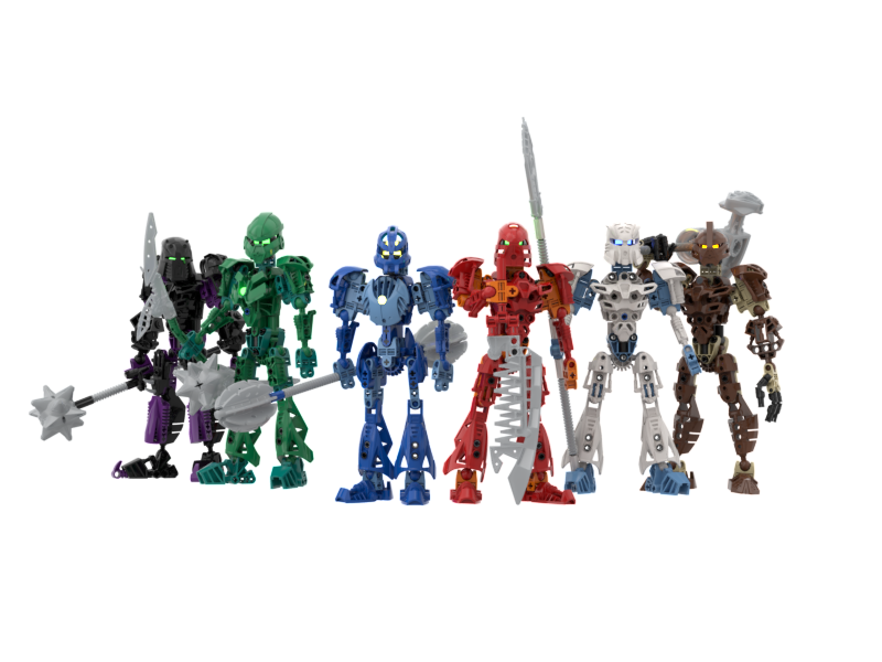 Toa Kaaga (full team) by TestedSpider592 on DeviantArt