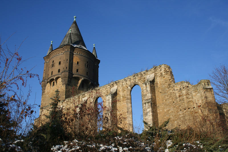 watertower and ruins I