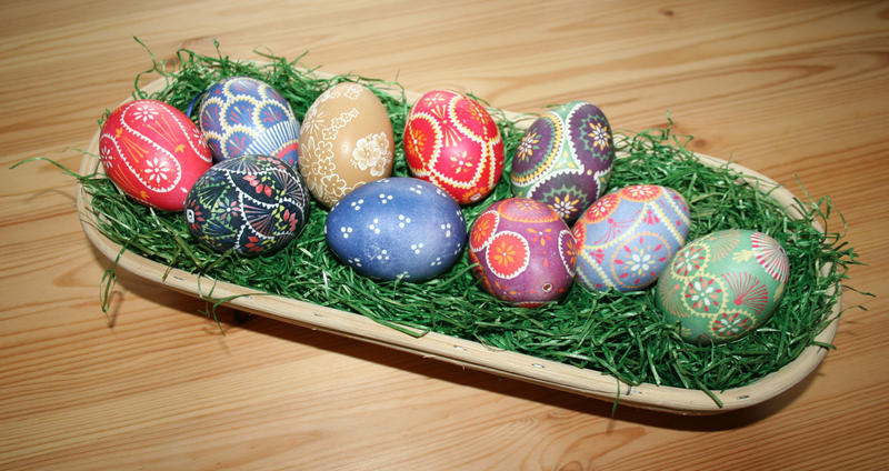 easter eggs in a basket 1 by two-ladies-stocks