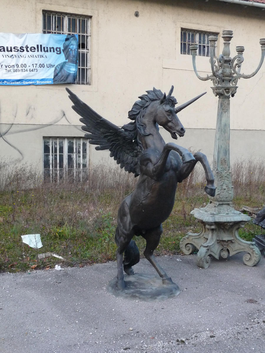 bronze unicorn