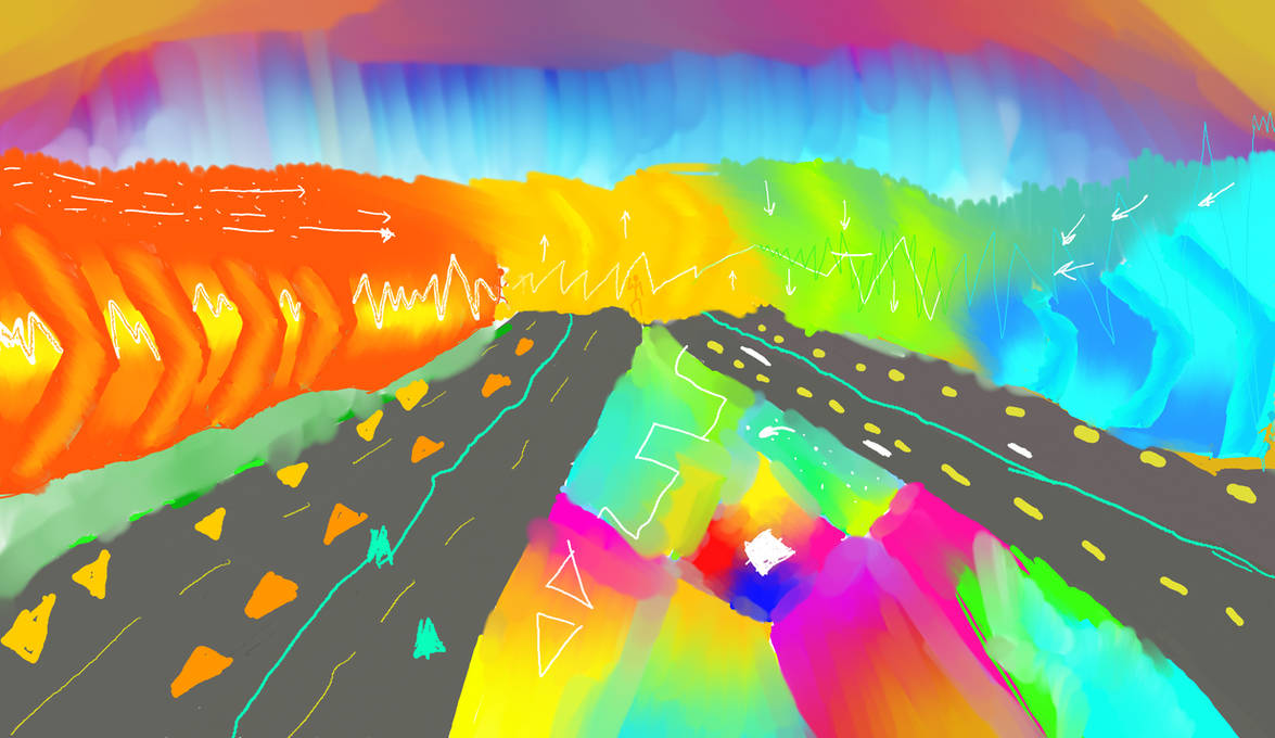 Road Deviantart Art representation of a highway by jalenextremex25 on DeviantArt