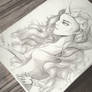 Elf queen by pencil 