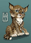 Bobcat Kitten by OnTheMountainTop