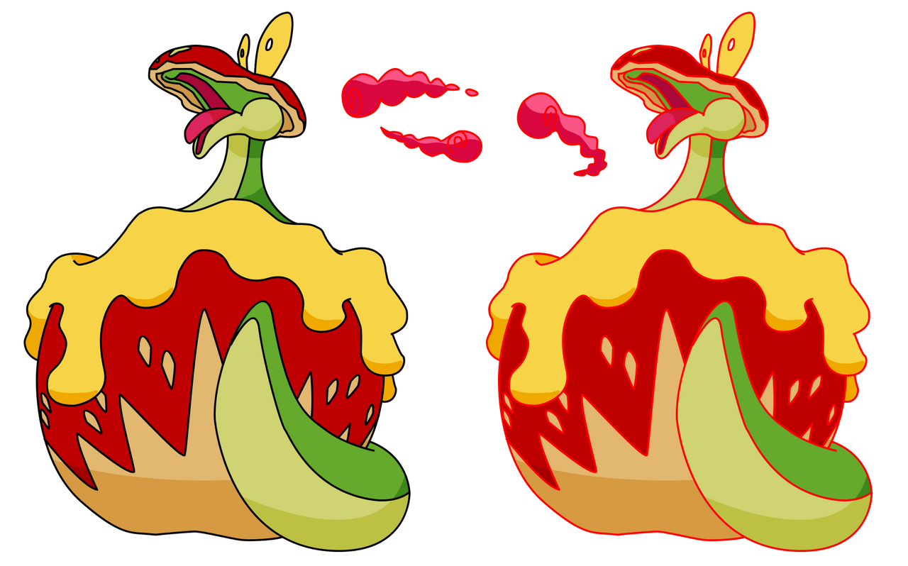 #841-#842 Gigantamax Flapple-Appletun by Larryturbo on DeviantArt