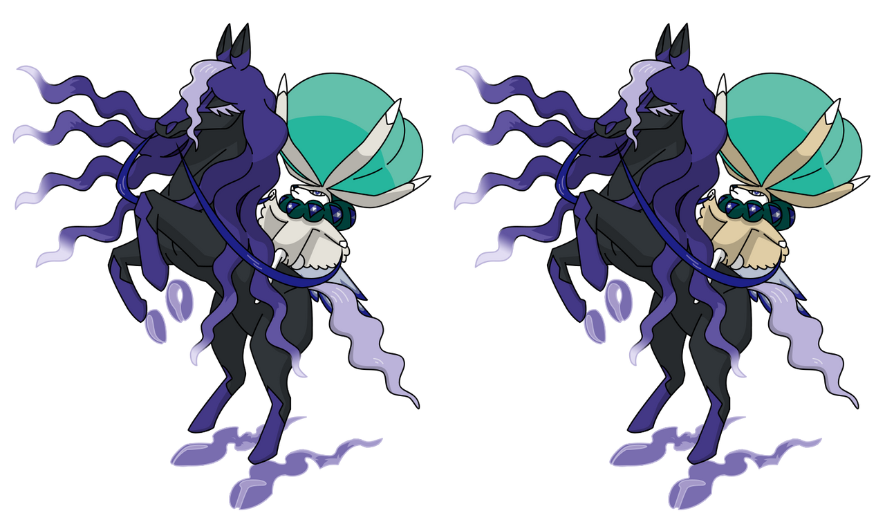 #898 Calyrex Shadow Rider DWA by Larryturbo on DeviantArt