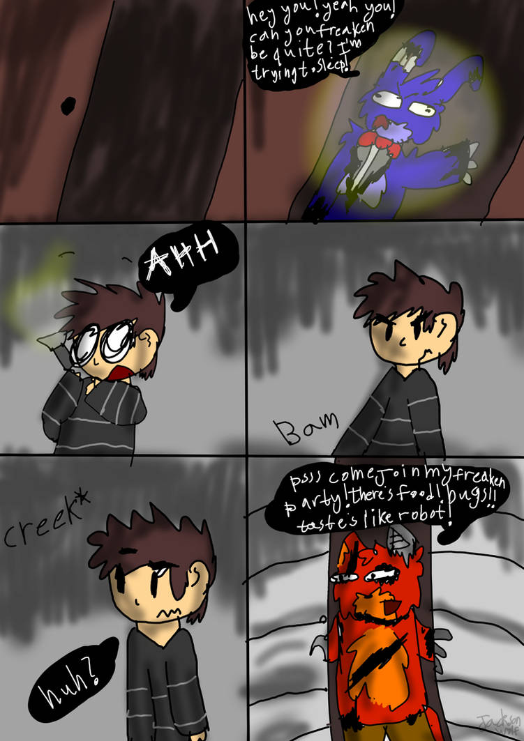 random Fnaf Comic Part 1 Funny Comic by JacksonWolf123 on DeviantArt