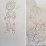 Gohan and Goku