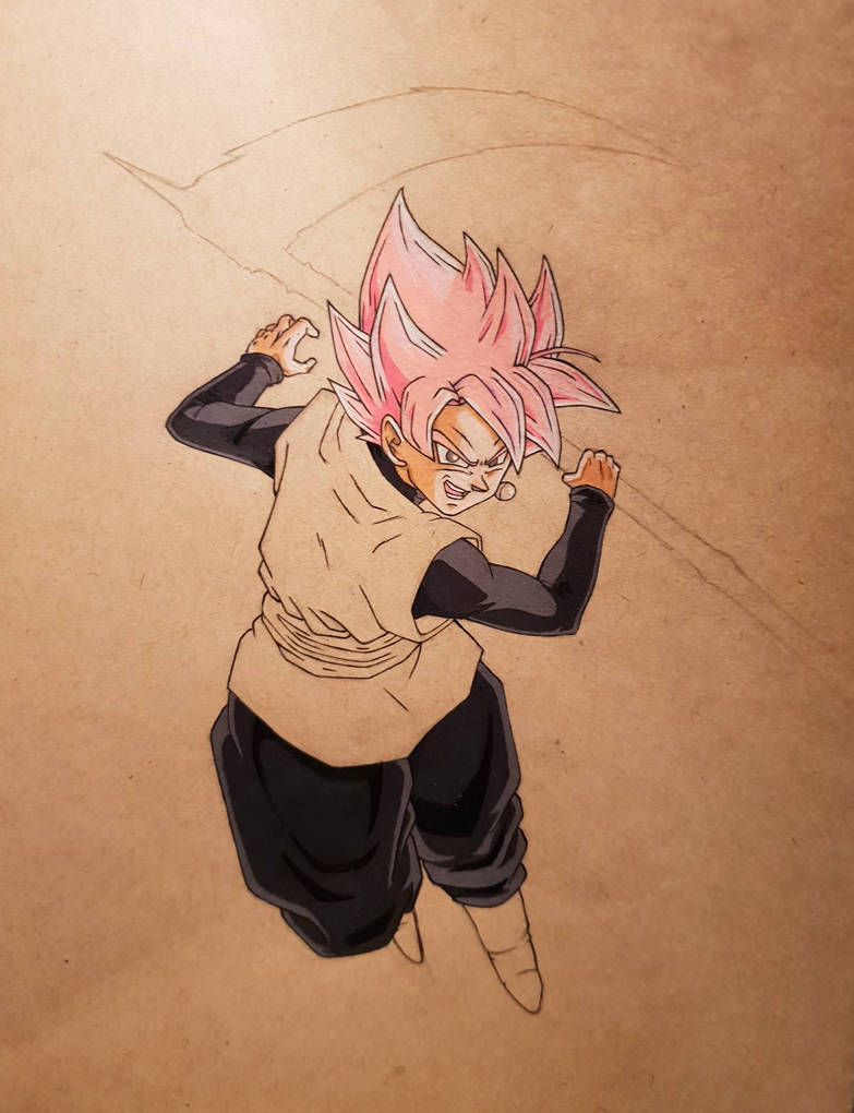 Goku Black Rose WIP by Conzibar on DeviantArt