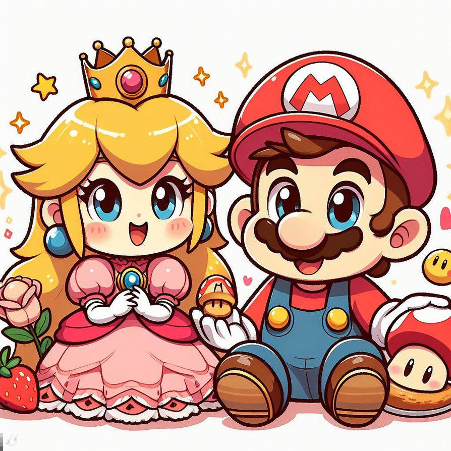 Mario And Princess Peach By BigFanBud123 On DeviantArt mario-and-princess-peach-by-bigfanbud123-on-deviantart