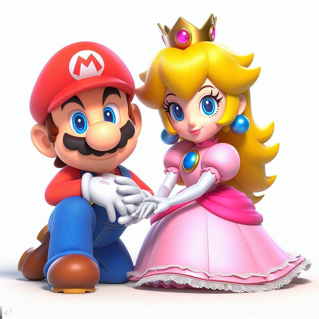Mario Pech Mario and Peach by BigFanBud123 on DeviantArt