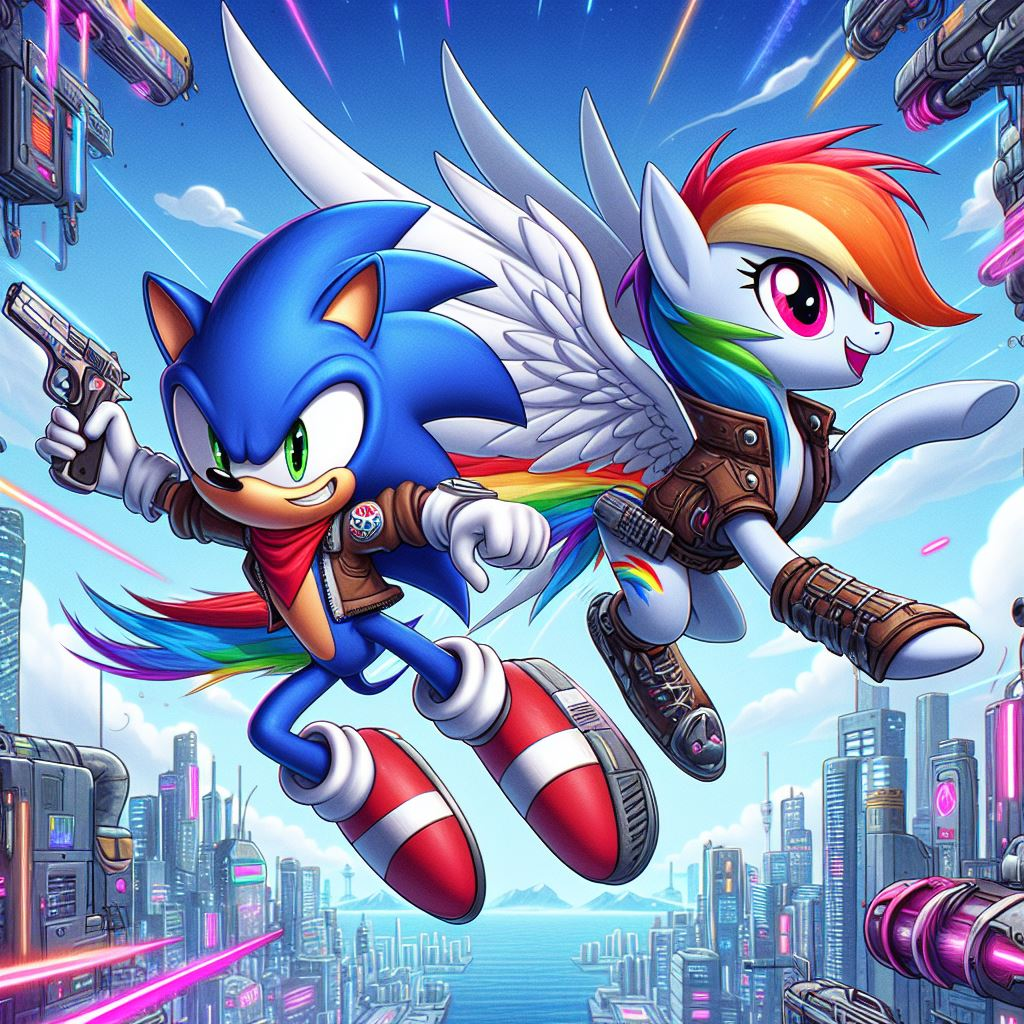 Deviantart Future Sonic and Dash FUTURE by BigFanBud123 on DeviantArt