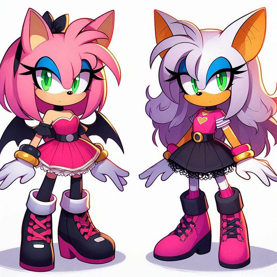 Amy Rouge Sus Rouge and Amy #2 by BigFanBud123 on DeviantArt