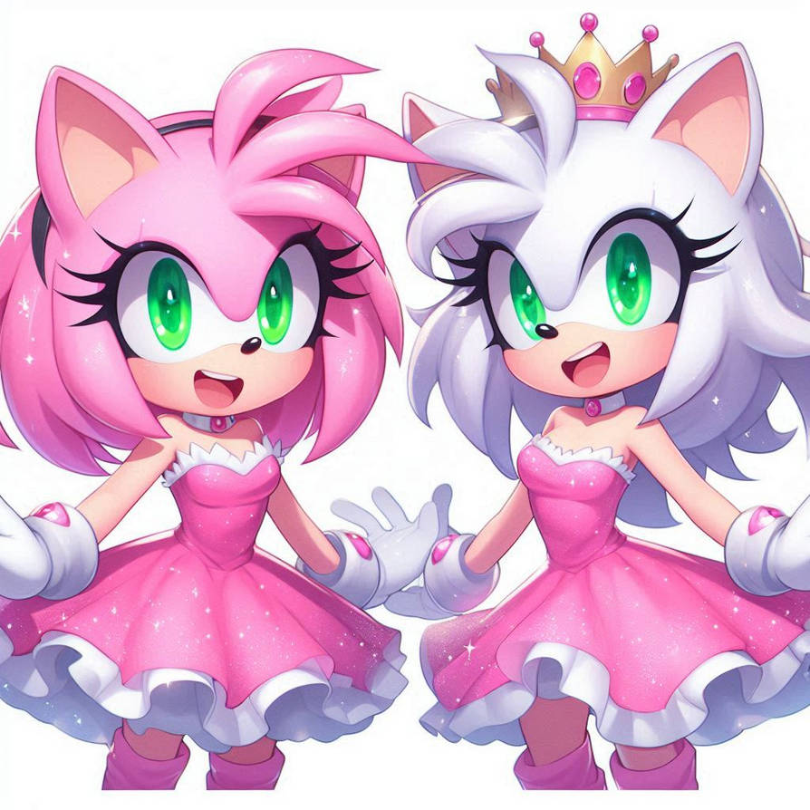 Amy Rouge Color Amy and Rouge by BigFanBud123 on DeviantArt