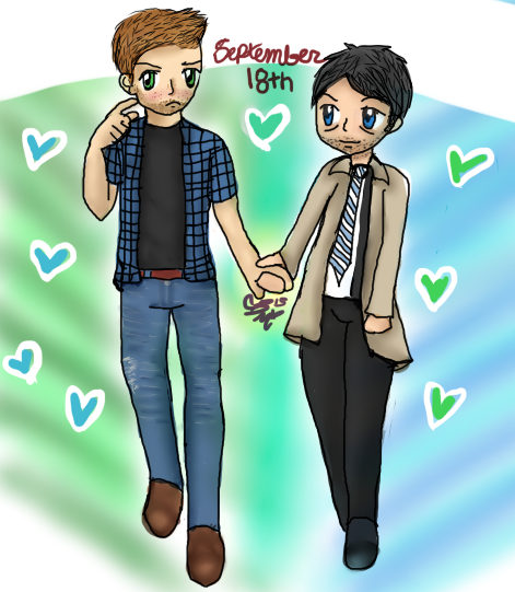 ::SPN - Destiel - Color My World::