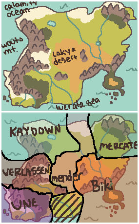 Calhatopia Map Continent Map by powiibo on DeviantArt
