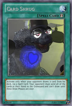 YuGiOh DX: Card Shrug