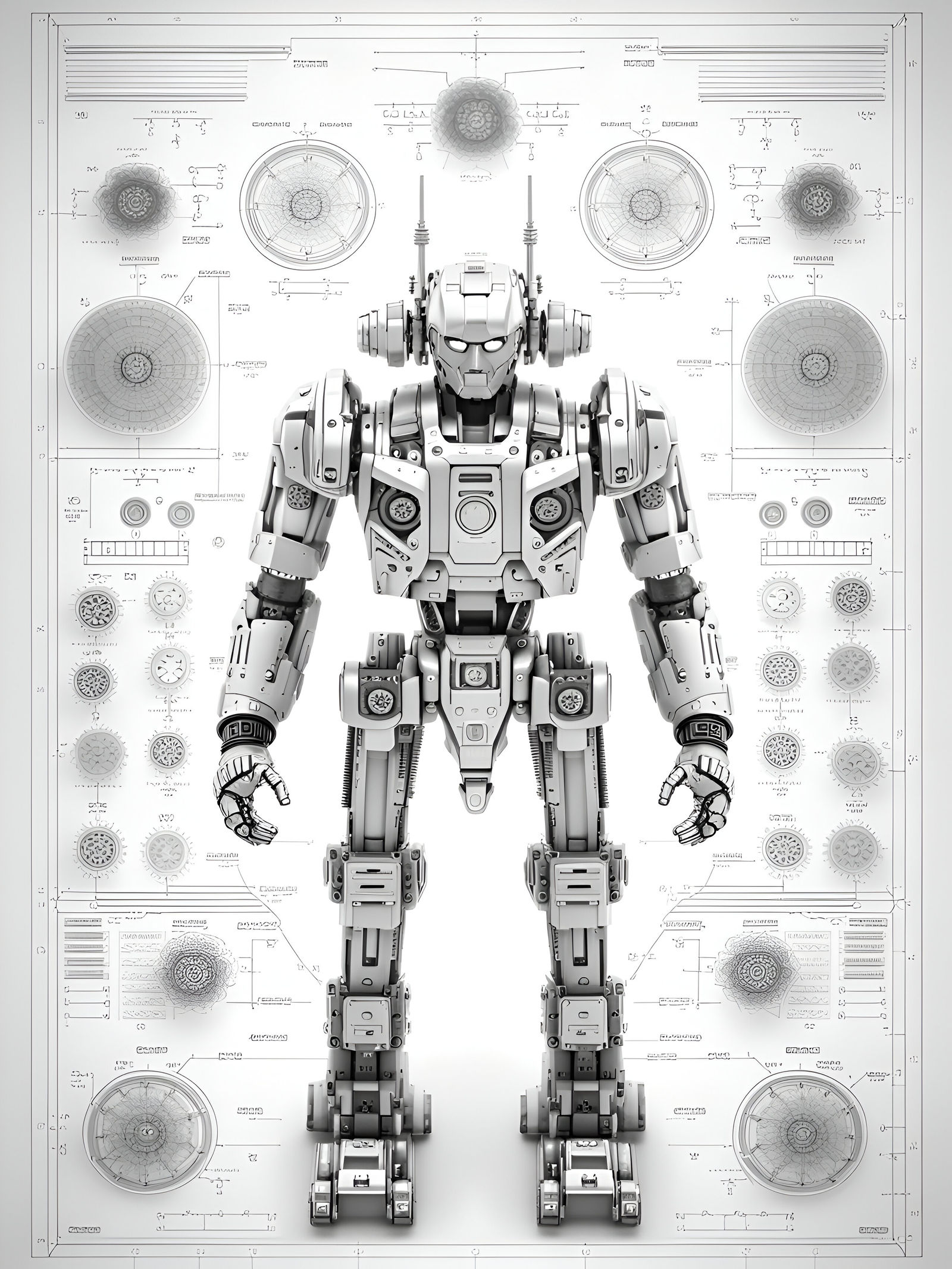 Detailed Mecha Mecha Schematic 3 XL by sourmood on DeviantArt
