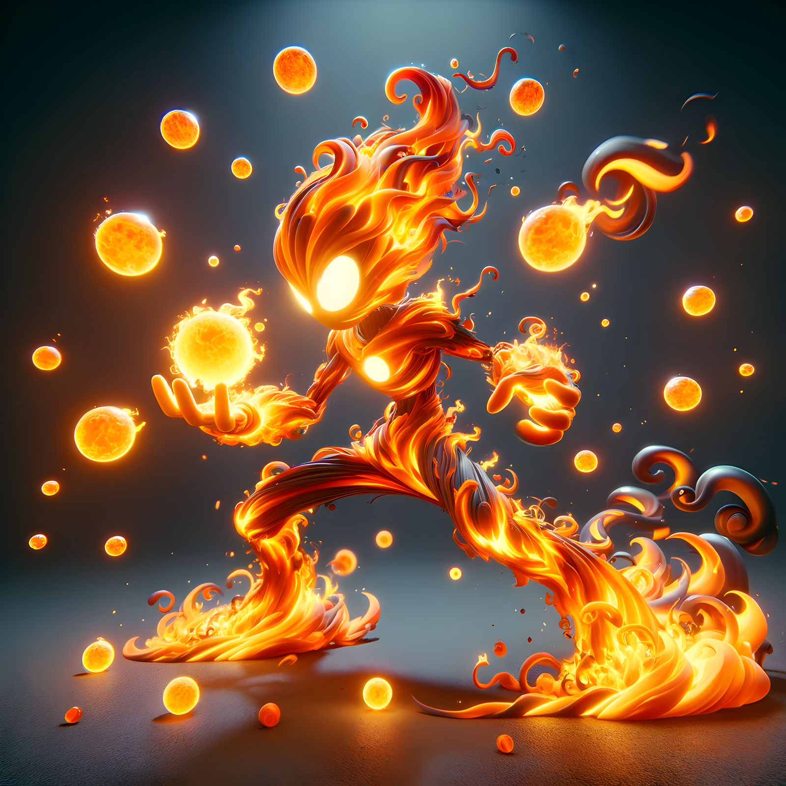 Fire Elemental Hero Character Concept - Fire Elemental by sourmood on DeviantArt
