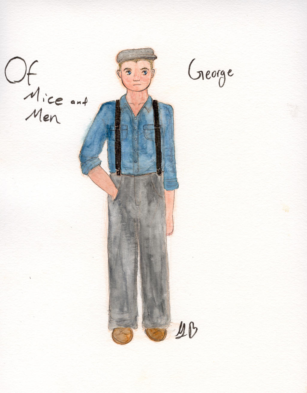 Of Mice And Men George By GigiWaterCat On DeviantArt of-mice-and-men-george-by-gigiwatercat-on-deviantart