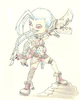 Jinx - Color pencils