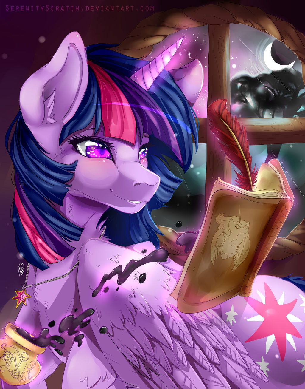 Twilight's Letters + Speedpaint by SerenityScratch
