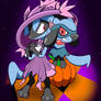 Halloween Lucario and Riolu