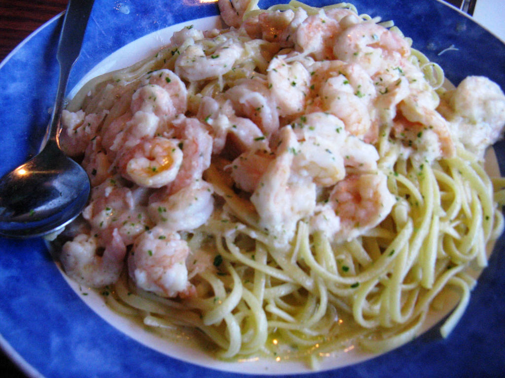 Shrimp Linguini Alfredo